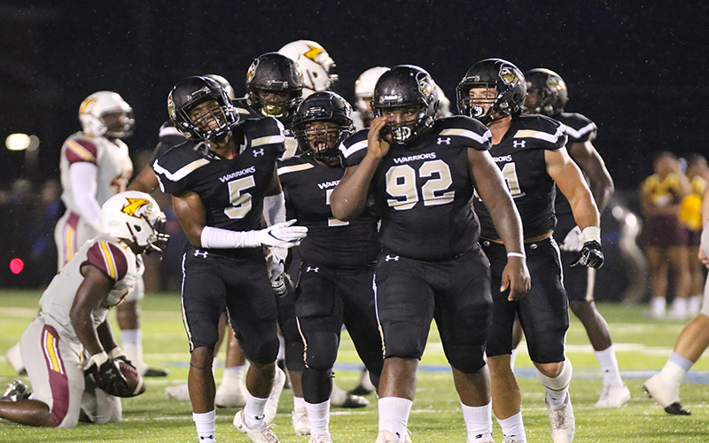 Warriors Blank Pearl River 35-0 for 2nd Straight Shutout