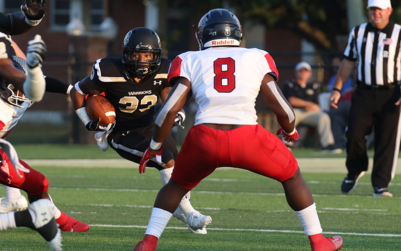 Warriors Rebound With 34-14 Football Win Over Itawamba